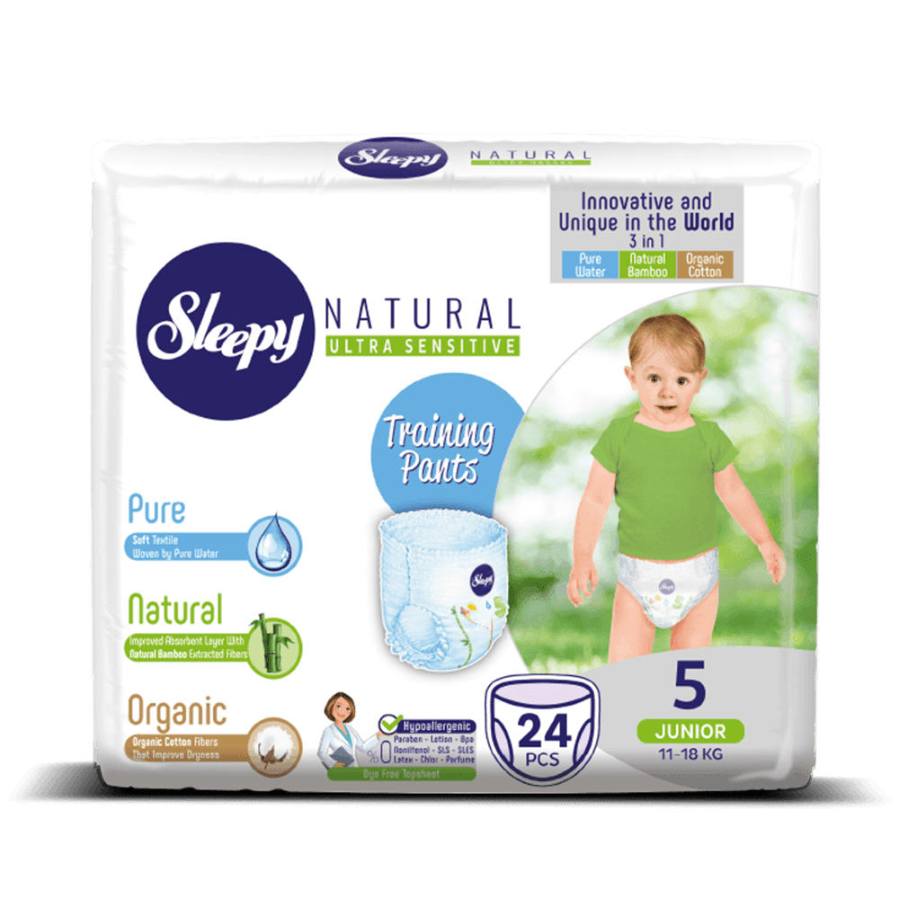 Sleepy Natural Training Pants Junior 24 Pieces (11-18 Kg)