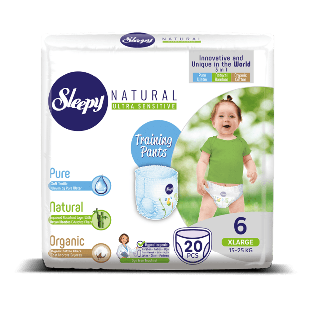 Sleepy Natural Training Pants X-Large 20 Pieces (15-25 Kg)