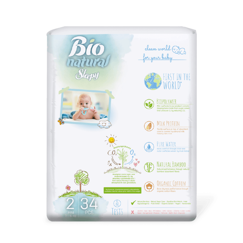 Bio Natural 2 Mini 34 Pieces (3-6 Kg)