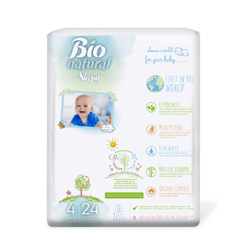 Bio Natural 4 Maxi 24 Pieces (7-16 Kg)