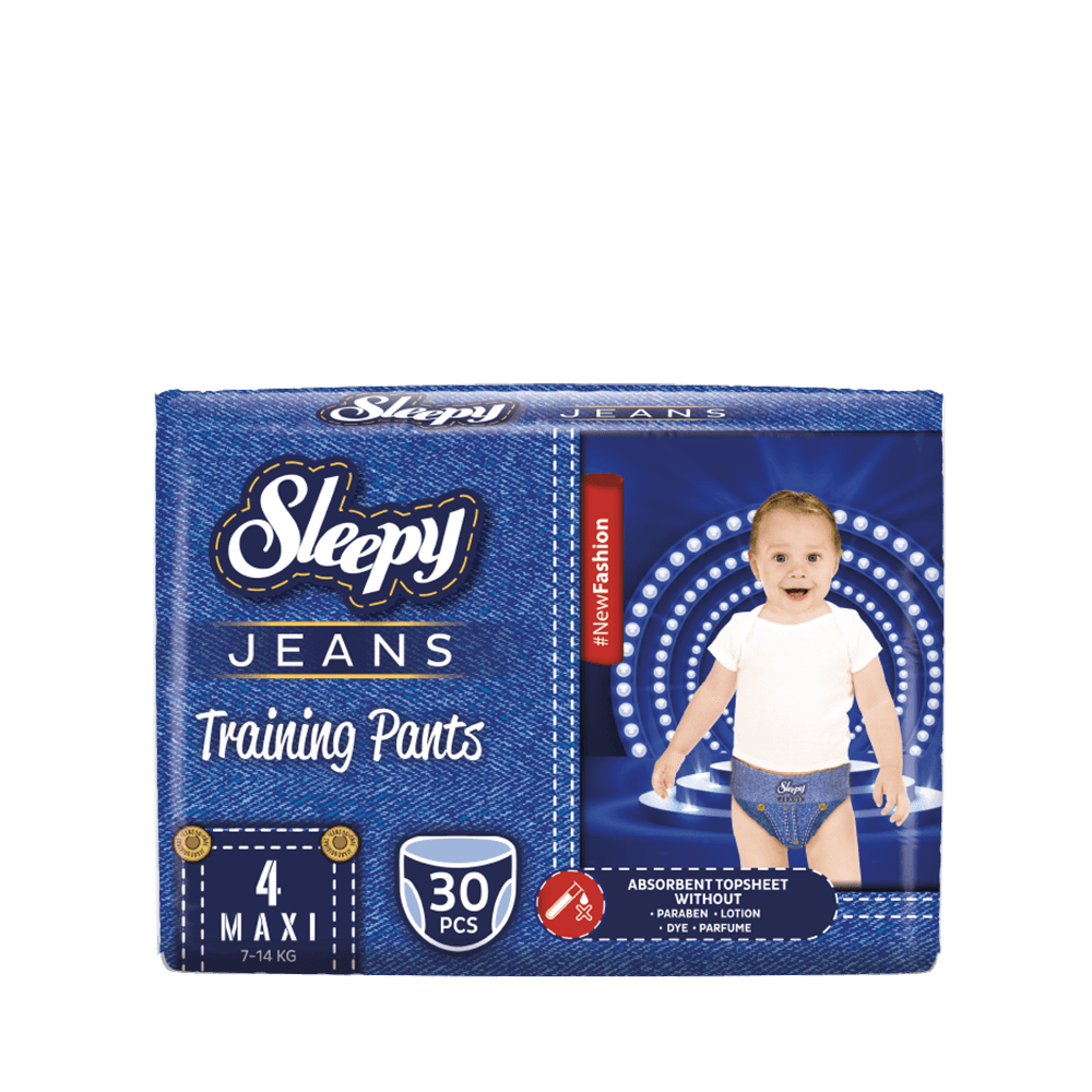 Sleepy Jeans Training Pants 4 Maxi 30 Pieces (7-14 Kg)